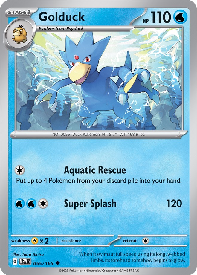 Golduck (055/165) [Scarlet & Violet 151] | Cracking-Singles