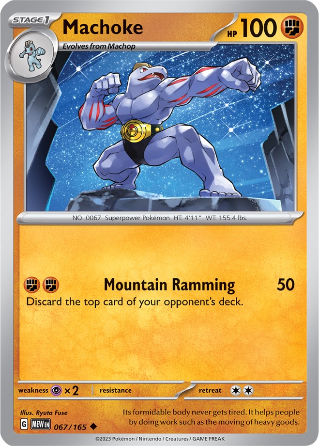 Machoke (067/165) [Scarlet & Violet 151] | Cracking-Singles