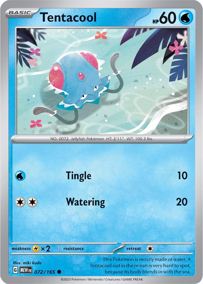 Tentacool (072/165) [Scarlet & Violet 151] | Cracking-Singles