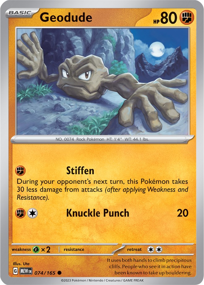 Geodude (074/165) [Scarlet & Violet 151] | Cracking-Singles