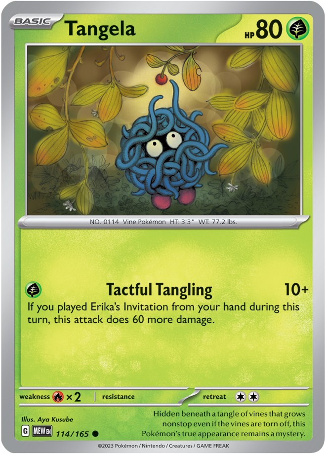 Tangela (114/165) [Scarlet & Violet 151] | Cracking-Singles