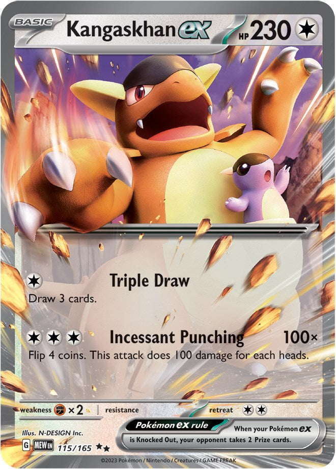 Kangaskhan ex (115/165) [Scarlet & Violet 151] | Cracking-Singles