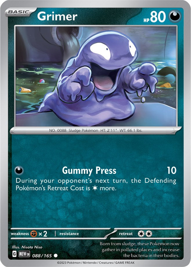 Grimer (088/165) [Scarlet & Violet 151] | Cracking-Singles