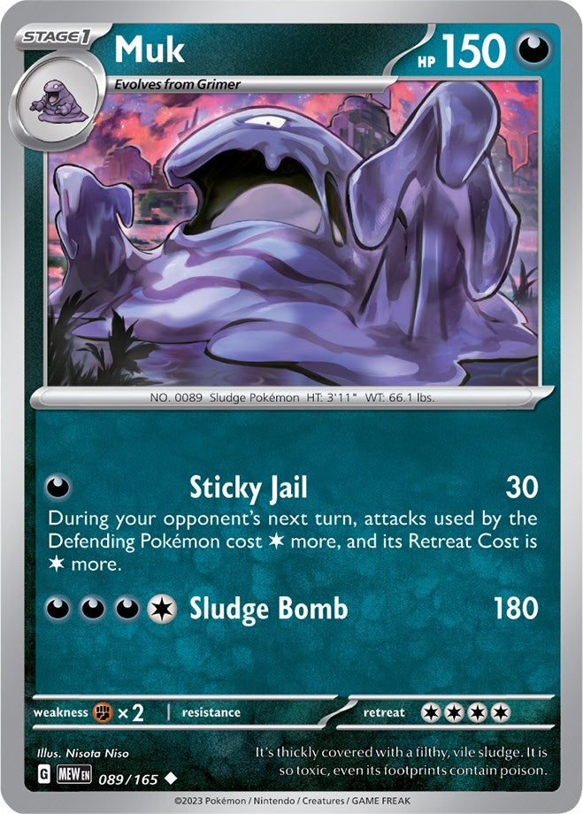 Muk (089/165) [Scarlet & Violet 151] | Cracking-Singles