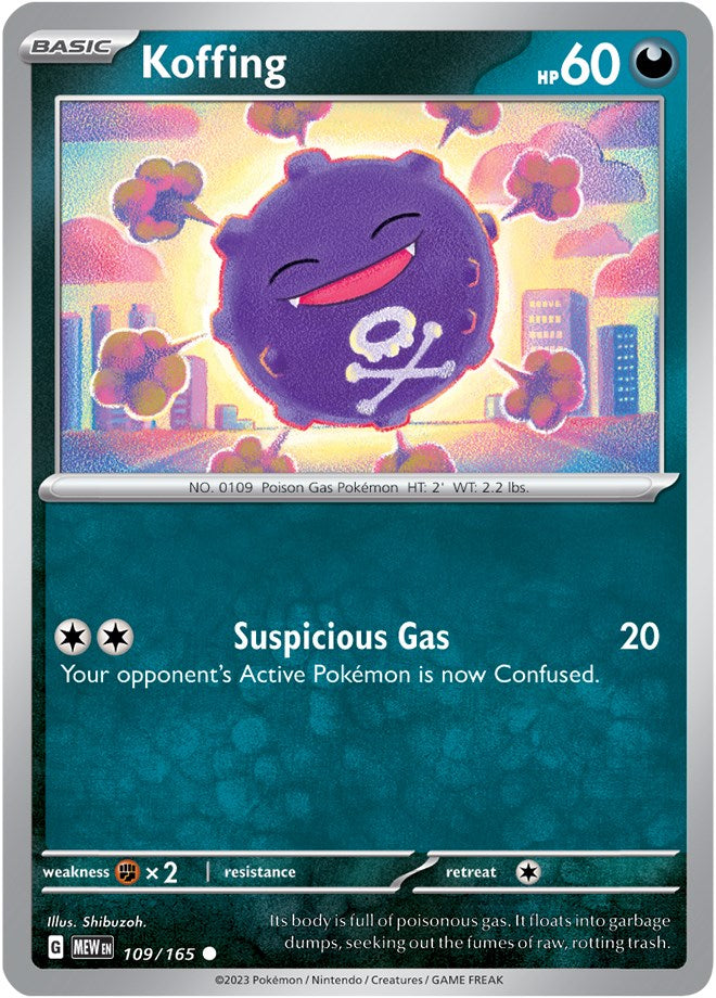 Koffing (109/165) [Scarlet & Violet 151] | Cracking-Singles