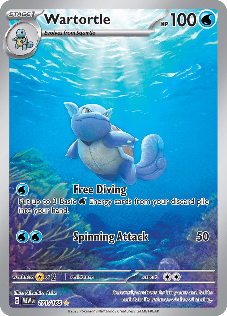 Wartortle (171/165) [Scarlet & Violet 151] | Cracking-Singles