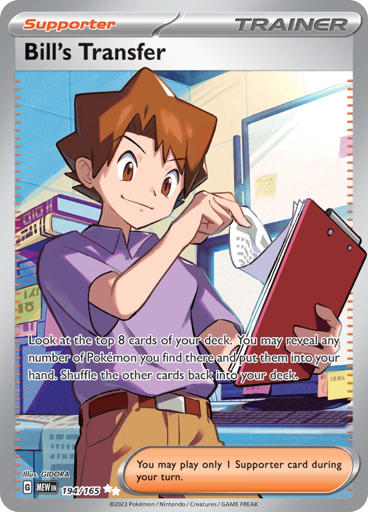 Bill's Transfer (194/165) [Scarlet & Violet 151] | Cracking-Singles