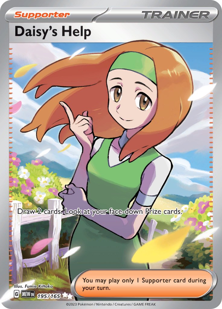 Daisy's Help (195/165) [Scarlet & Violet 151] | Cracking-Singles