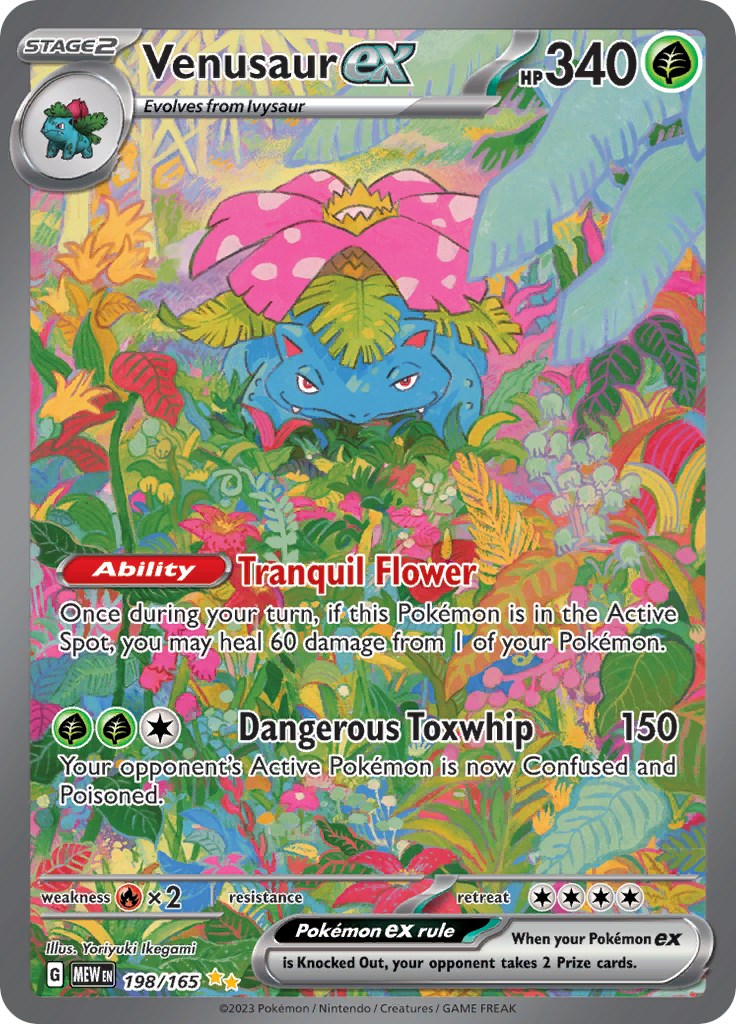 Venusaur ex (198/165) [Scarlet & Violet 151] | Cracking-Singles