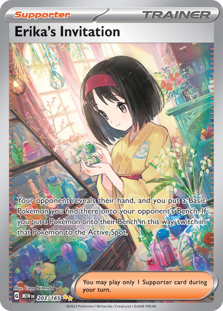 Erika's Invitation (203/165) [Scarlet & Violet 151] | Cracking-Singles
