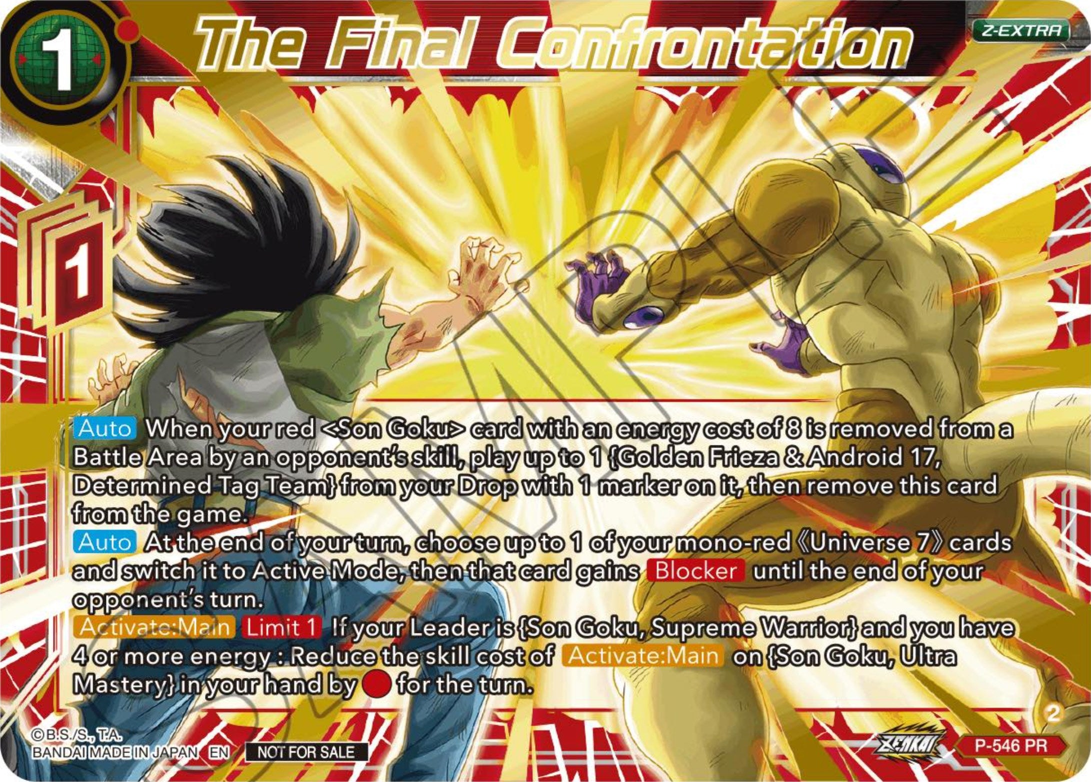The Final Confrontation (Championship Z Extra Card Pack 2023) (P-546) [Tournament Promotion Cards] | Cracking-Singles