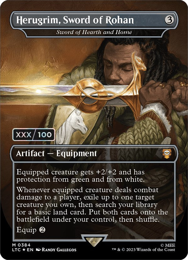 Herugrim, Sword of Rohan - Sword of Hearth and Home (Serialized) [The Lord of the Rings: Tales of Middle-Earth Commander] | Cracking-Singles
