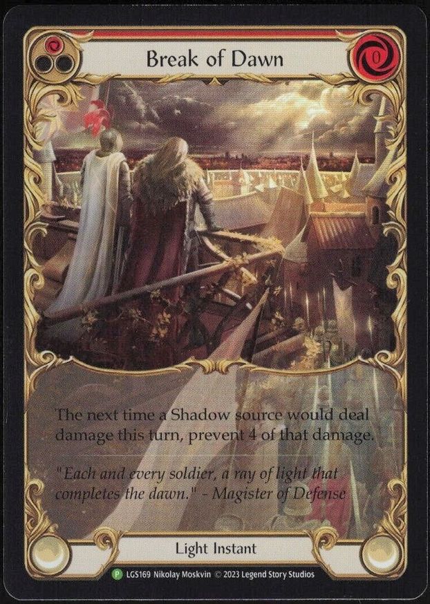 Break of Dawn (Red) [LGS169] (Promo)  Rainbow Foil | Cracking-Singles