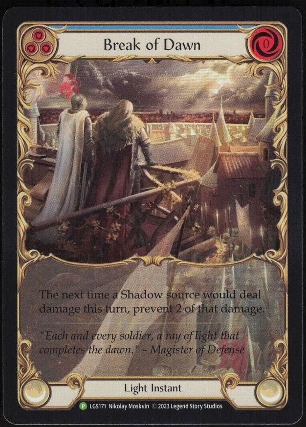 Break of Dawn (Blue) [LGS171] (Promo)  Rainbow Foil | Cracking-Singles