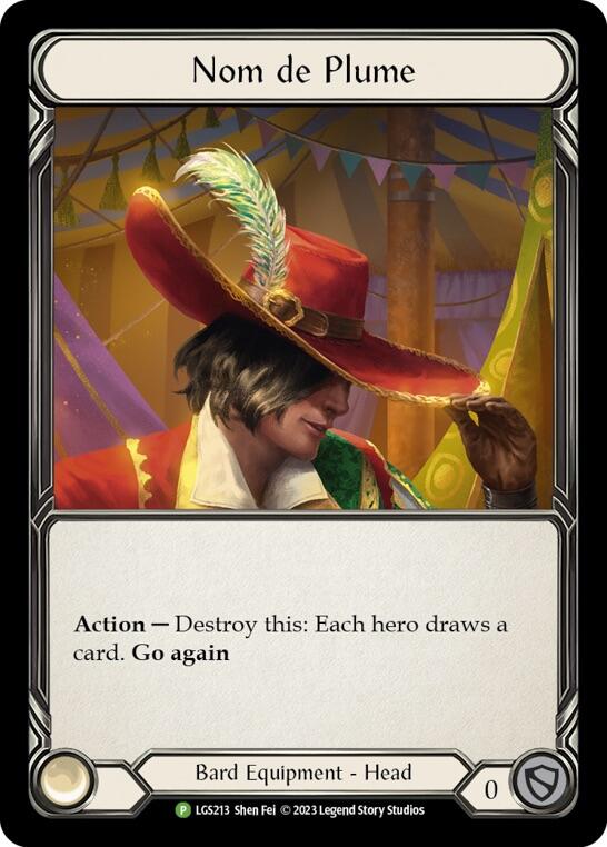 Nom de Plume [LGS213] (Promo)  Rainbow Foil | Cracking-Singles