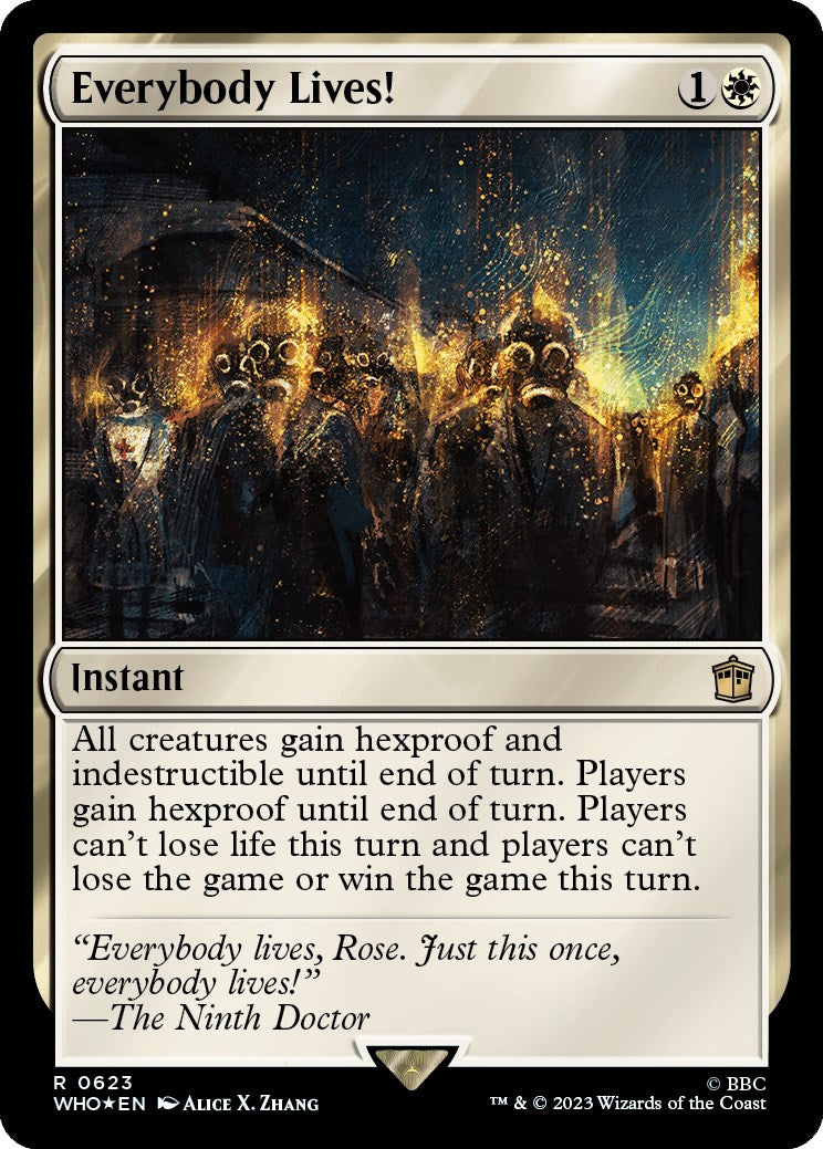 Everybody Lives! (Surge Foil) [Doctor Who] | Cracking-Singles