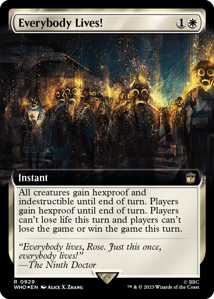 Everybody Lives! (Extended Art) (Surge Foil) [Doctor Who] | Cracking-Singles