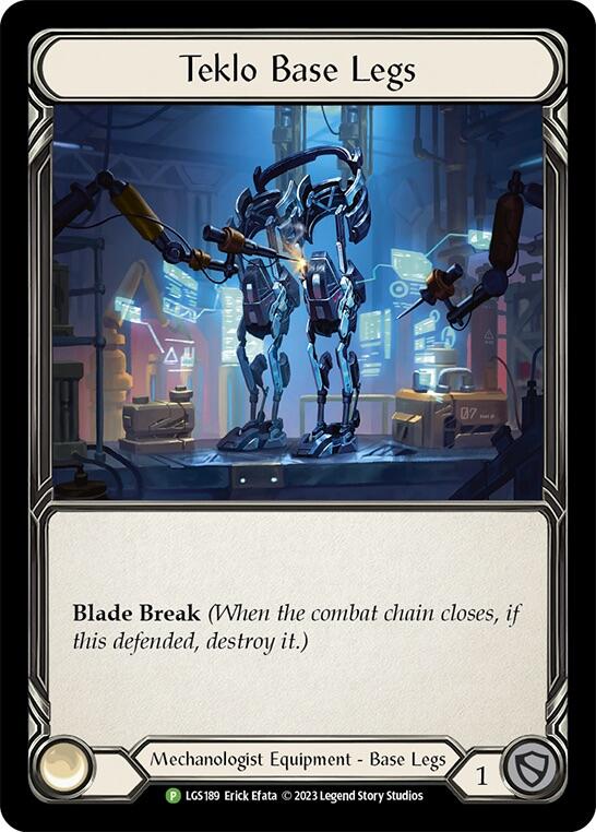 Teklo Base Legs [LGS189] (Promo)  Cold Foil | Cracking-Singles