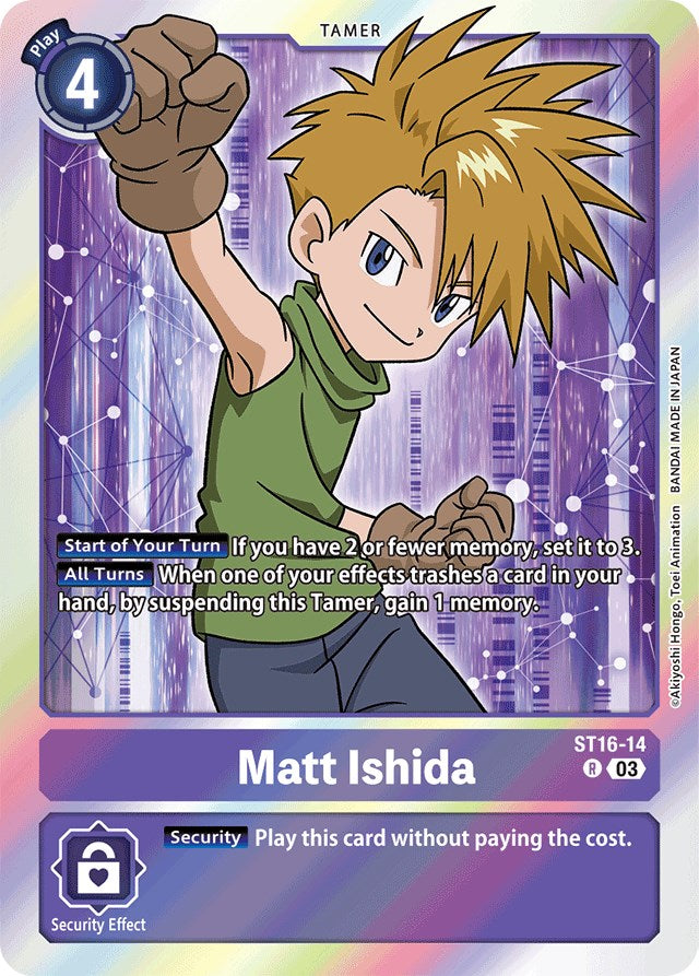 Matt Ishida [ST16-14] [Starter Deck: Wolf of Friendship] | Cracking-Singles