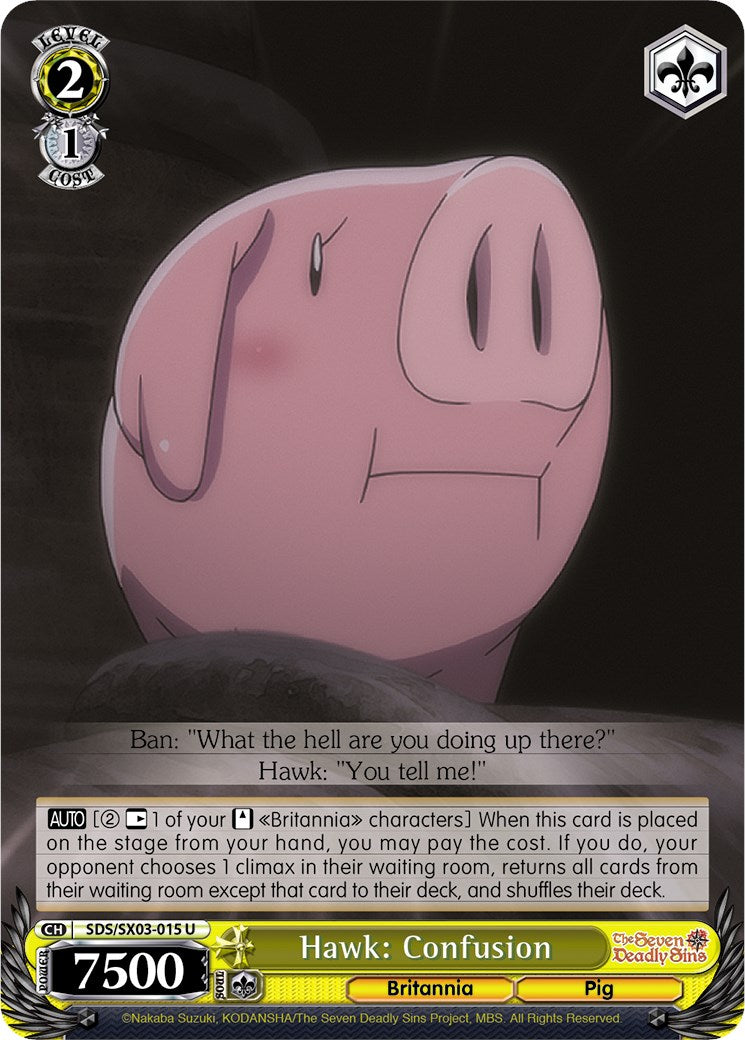 Hawk: Confusion (SDS/SX03-015 U) [The Seven Deadly Sins] | Cracking-Singles