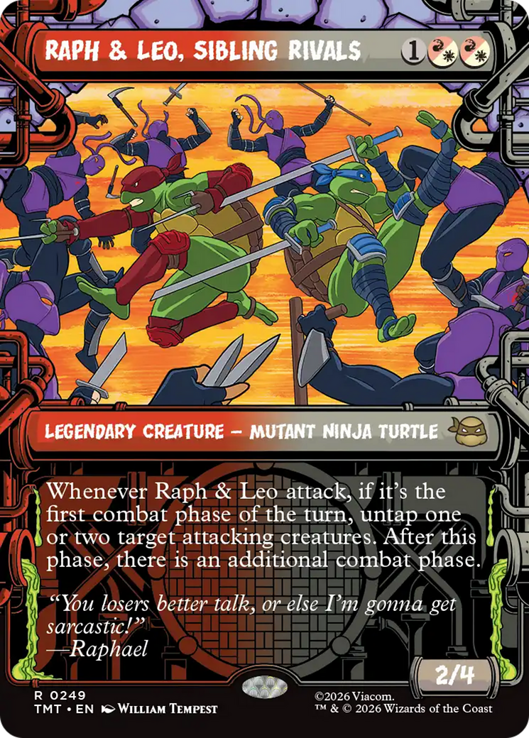 Raph & Leo, Sibling Rivals (Showcase) [Teenage Mutant Ninja Turtles] | Cracking-Singles