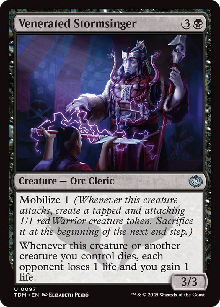 Venerated Stormsinger [Tarkir: Dragonstorm] | Cracking-Singles