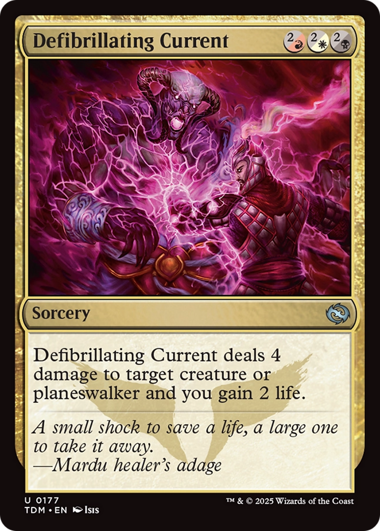 Defibrillating Current [Tarkir: Dragonstorm] | Cracking-Singles
