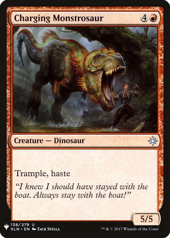 Charging Monstrosaur [Mystery Booster] | Cracking-Singles