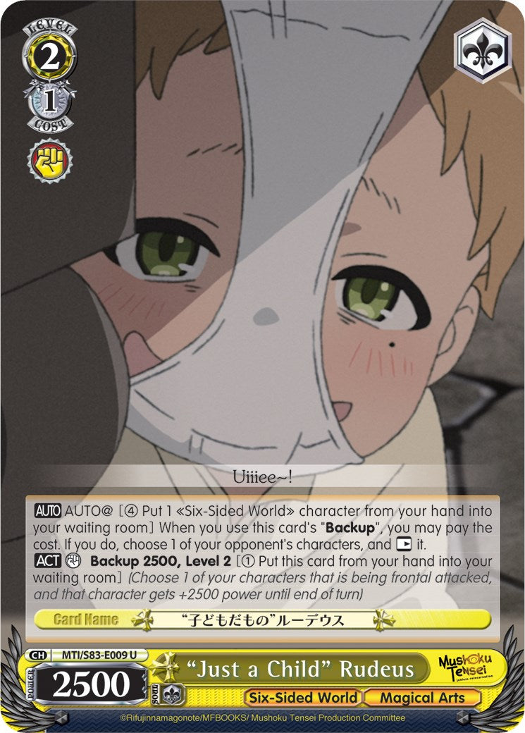 "Just a Child" Rudeus (MTI/S83-E009 U) [Mushoku Tensei: Jobless Reincarnation] | Cracking-Singles