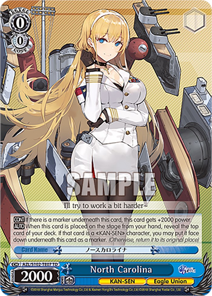 North Carolina (AZL/S102-TE07 TD) [Azur Lane] | Cracking-Singles