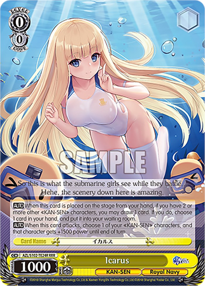 Icarus (AZL/S102-TE24R RRR) [Azur Lane] | Cracking-Singles