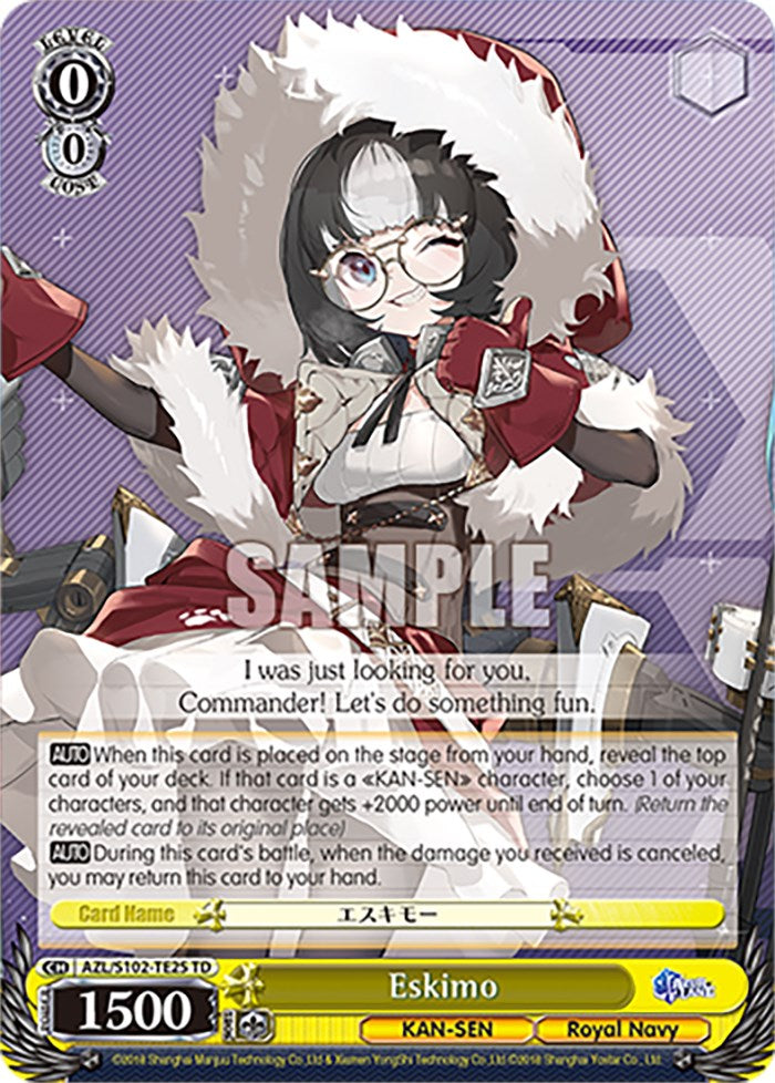 Eskimo (AZL/S102-TE25 TD) [Azur Lane] | Cracking-Singles