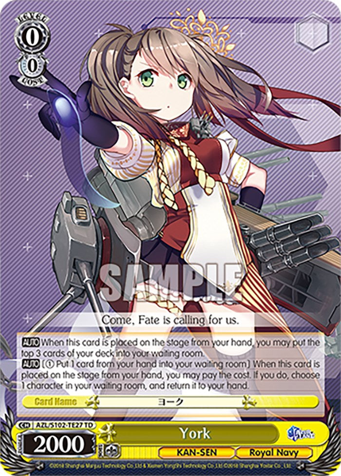 York (AZL/S102-TE27 TD) [Azur Lane] | Cracking-Singles