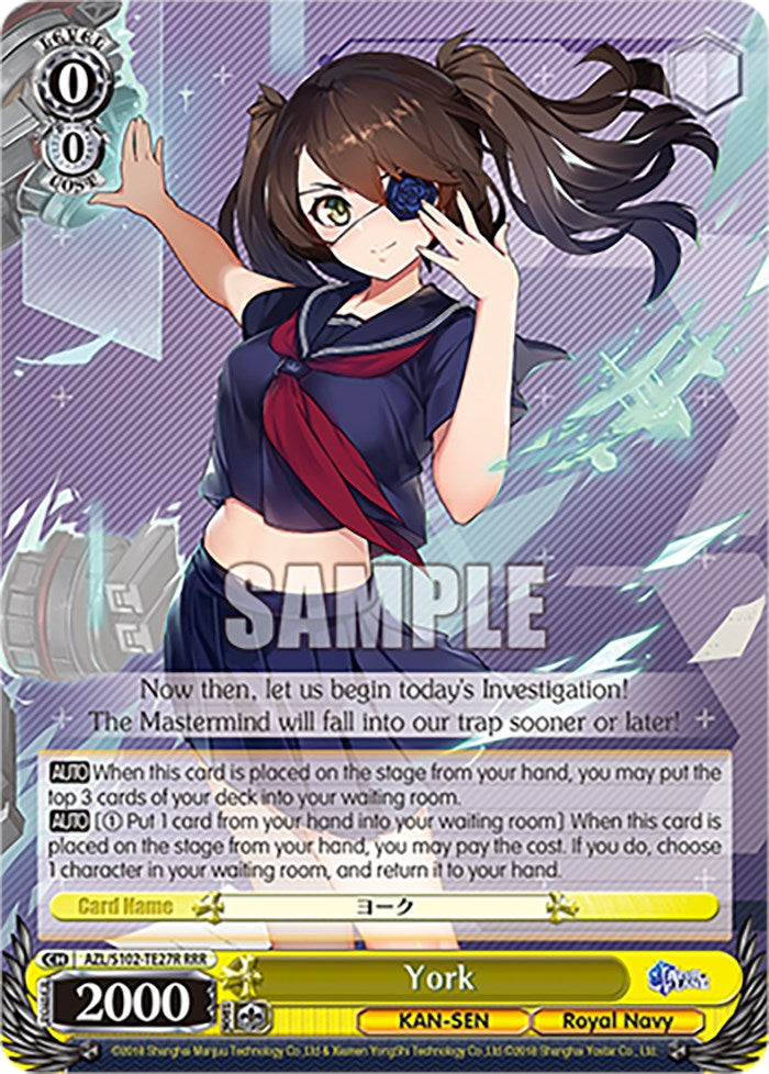 York (AZL/S102-TE27R RRR) [Azur Lane] | Cracking-Singles