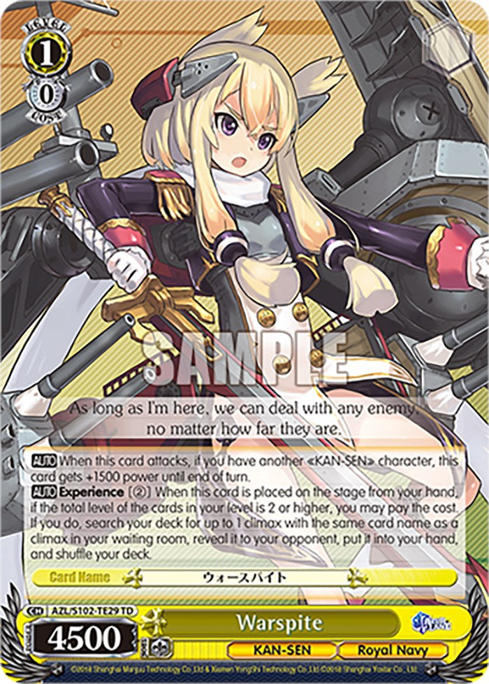 Warspite (AZL/S102-TE29 TD) [Azur Lane] | Cracking-Singles