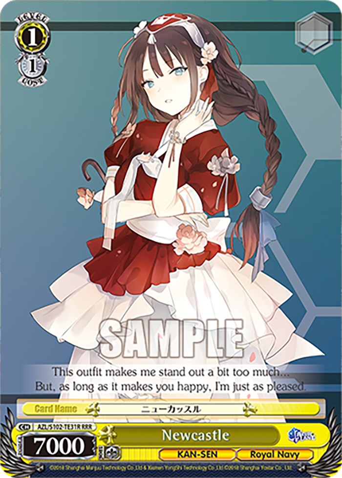 Newcastle (AZL/S102-TE31R RRR) [Azur Lane] | Cracking-Singles