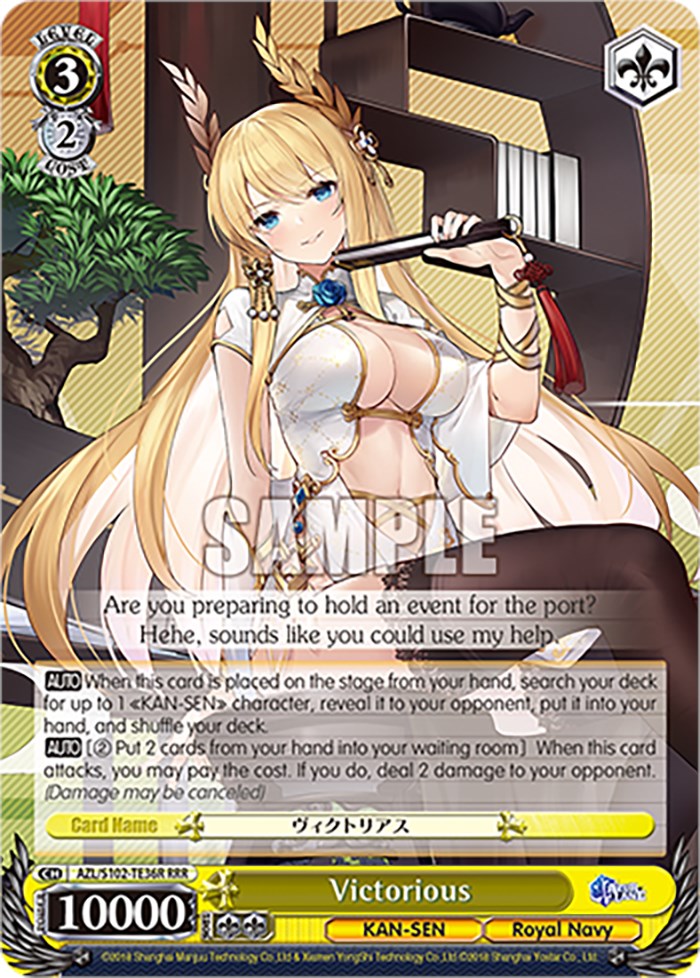 Victorious (AZL/S102-TE36R RRR) [Azur Lane] | Cracking-Singles