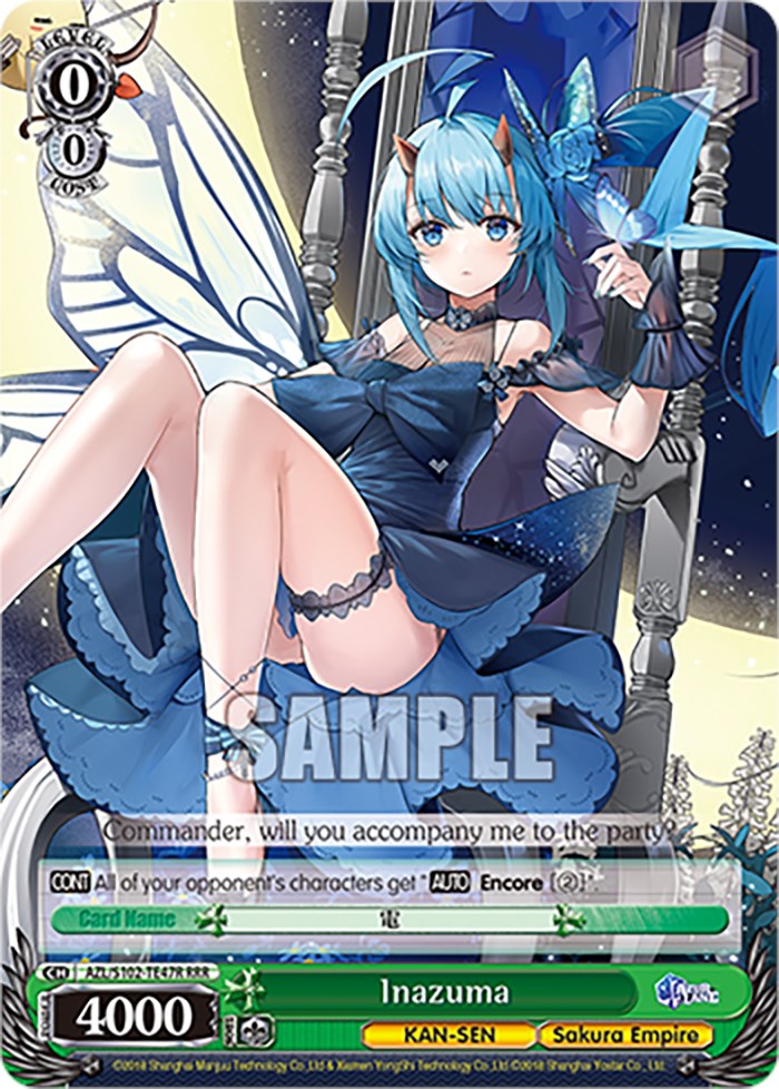 Inazuma (AZL/S102-TE47R RRR) [Azur Lane] | Cracking-Singles