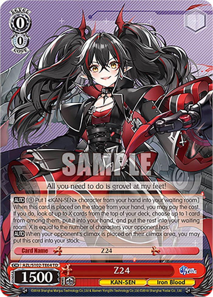 Z24 (AZL/S102-TE64 TD) [Azur Lane] | Cracking-Singles