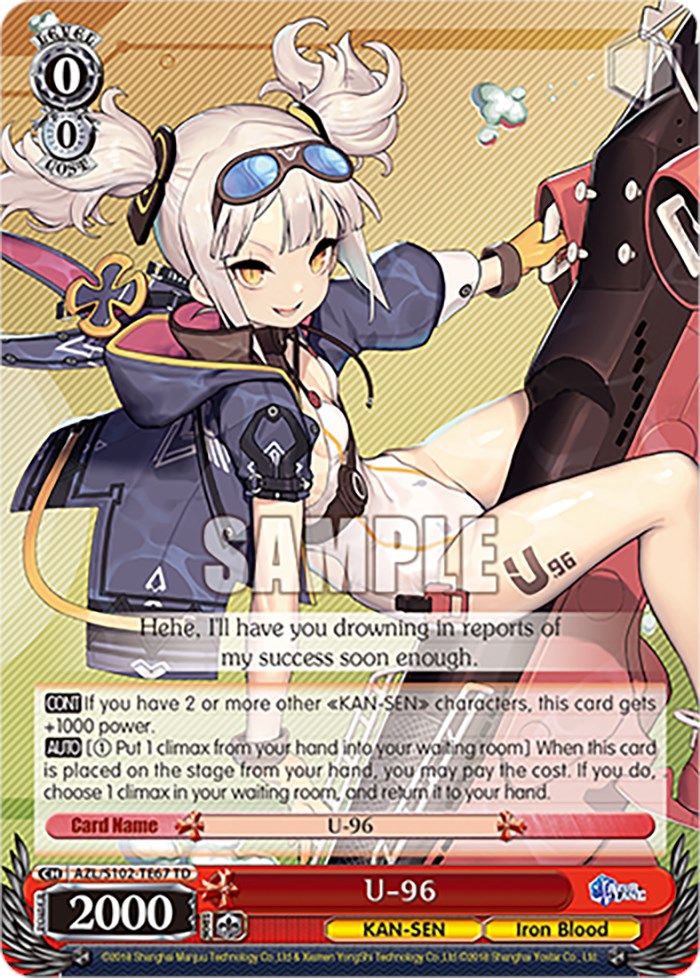 U-96 (AZL/S102-TE67 TD) [Azur Lane] | Cracking-Singles