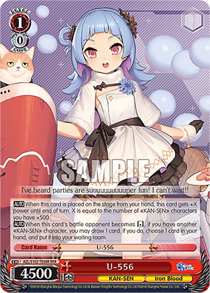 U-556 (AZL/S102-TE69R RRR) [Azur Lane] | Cracking-Singles