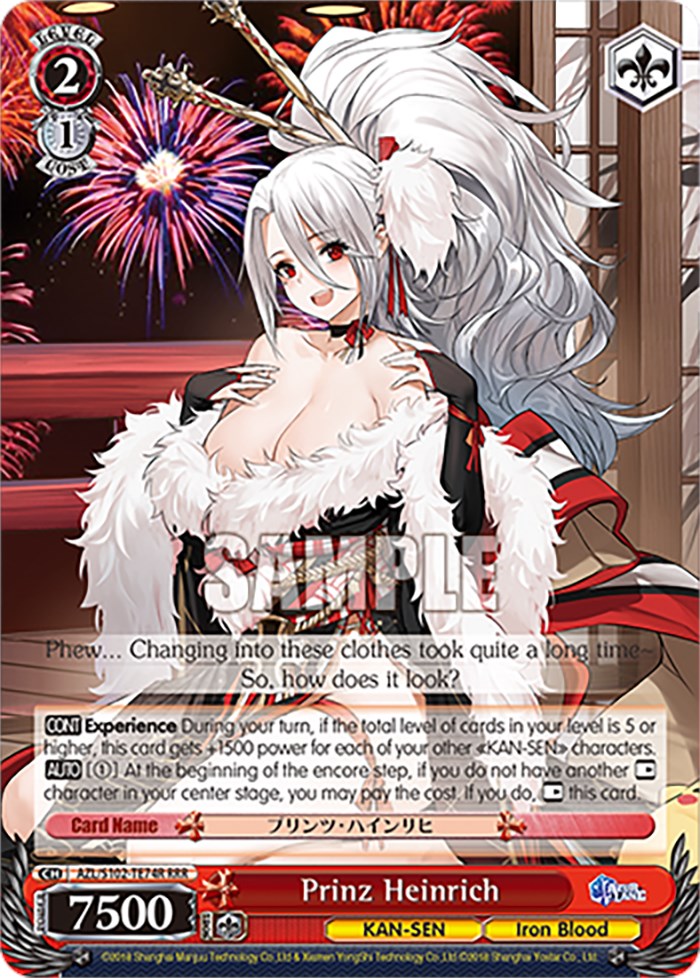 Prinz Heinrich (AZL/S102-TE74R RRR) [Azur Lane] | Cracking-Singles