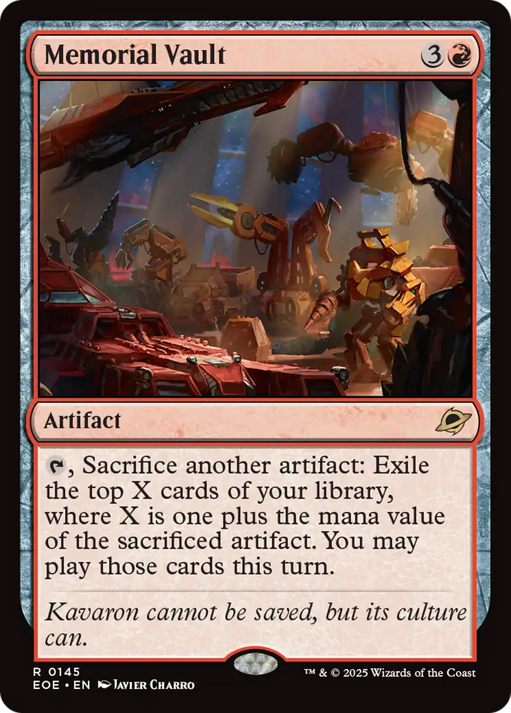 Memorial Vault [Edge of Eternities] | Cracking-Singles