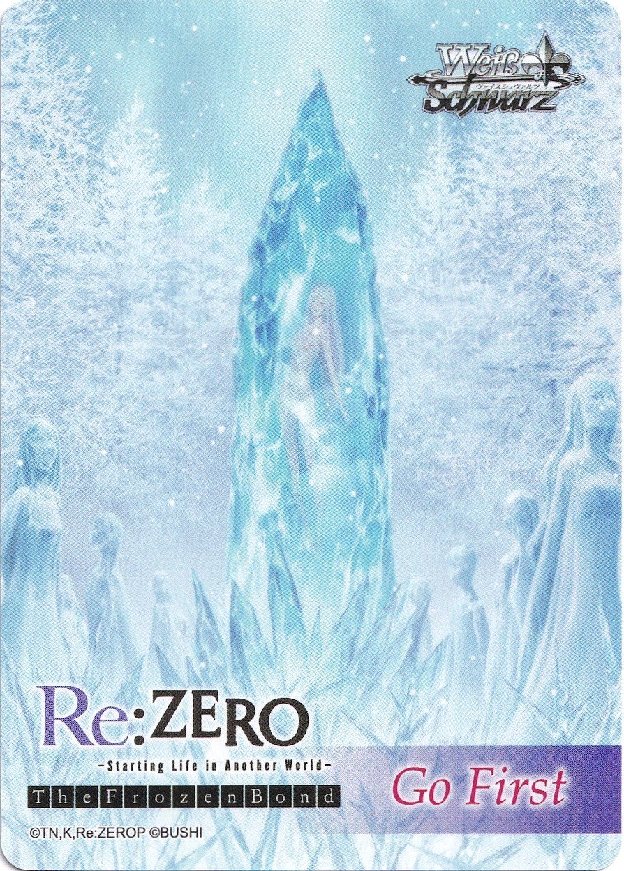 Go First Card - Girl Imprisoned in Ice, Emilia [Re:ZERO: The Frozen Bond] | Cracking-Singles
