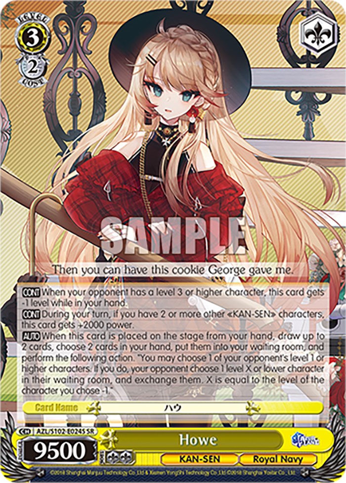 Howe (AZL/S102-E024S SR) [Azur Lane] | Cracking-Singles