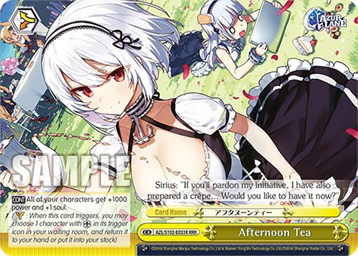 Afternoon Tea (AZL/S102-E033R RRR) [Azur Lane] | Cracking-Singles