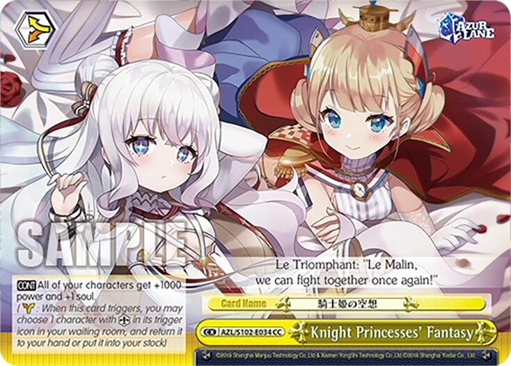 Knight Princesses' Fantasy (AZL/S102-E034 CC) [Azur Lane] | Cracking-Singles