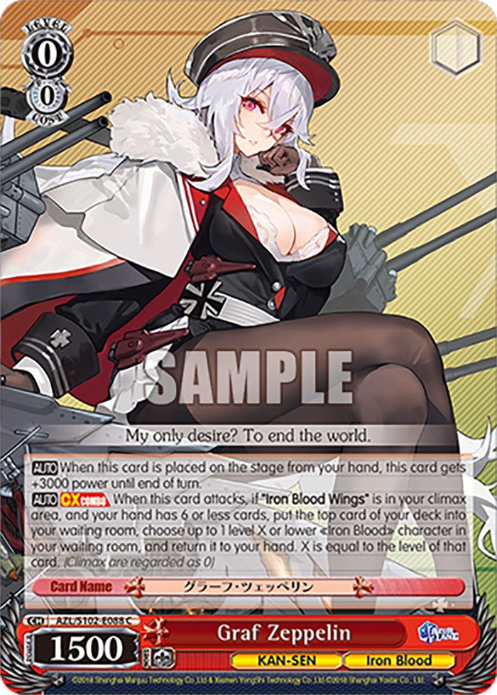 Graf Zeppelin (AZL/S102-E088 C) [Azur Lane] | Cracking-Singles