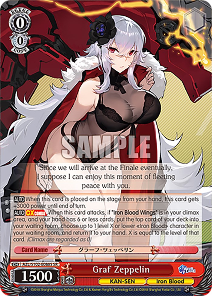 Graf Zeppelin (AZL/S102-E088S SR) [Azur Lane] | Cracking-Singles