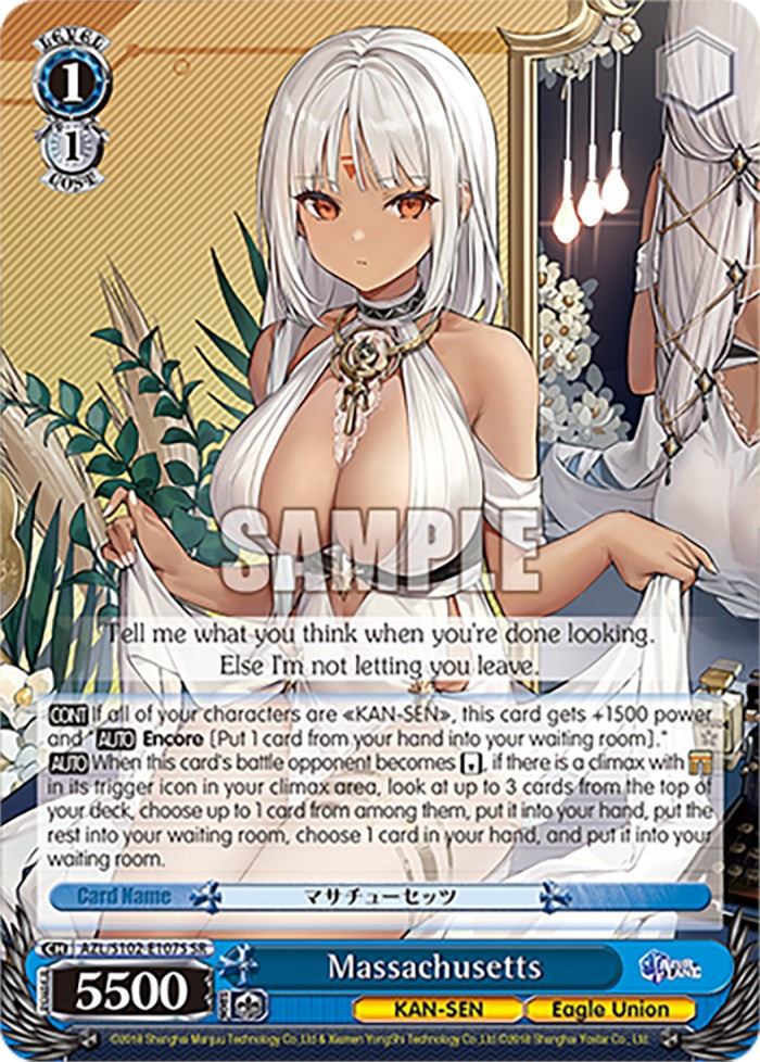 Massachusetts (AZL/S102-E107S SR) [Azur Lane] | Cracking-Singles